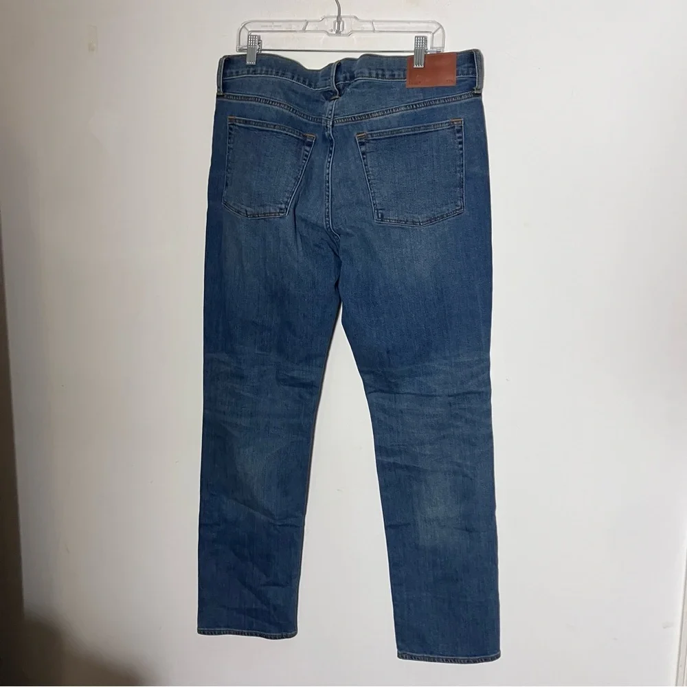 J. Crew Jeans 770 Straight Leg Kurabo Denim Stretch Blue 35 x‎ 32 NWT